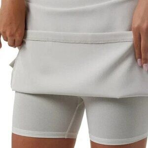 32 Degrees Cool Women's Plus Size 3X Light Gray Lined Built in Shorts Skort NWT